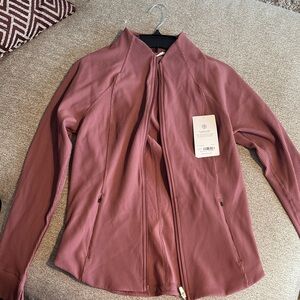 Athleta Ribbed Mauve Top